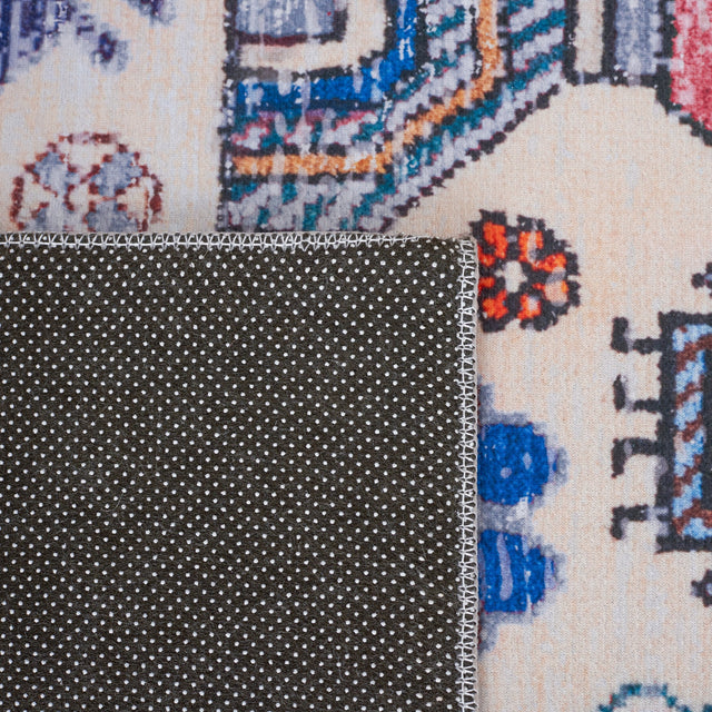 Safavieh Machine Washable Tucson Tsn194C Beige/Grey Rug.