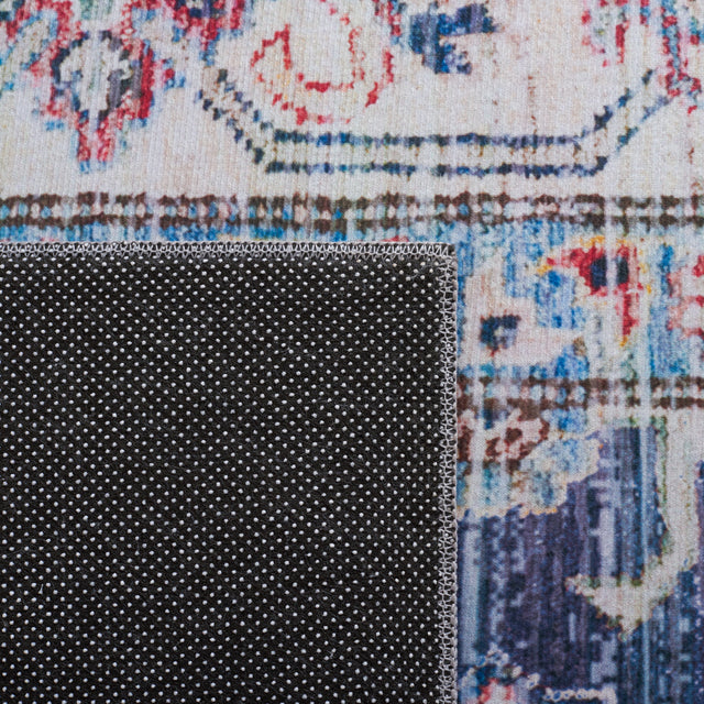 Safavieh Machine Washable Tucson Tsn196N Navy/Beige Rug.