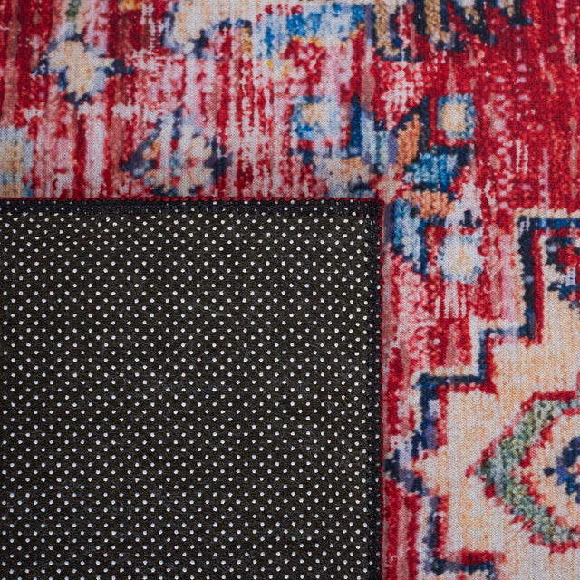 Safavieh Machine Washable Tucson Tsn196P Rust/Beige Rug.