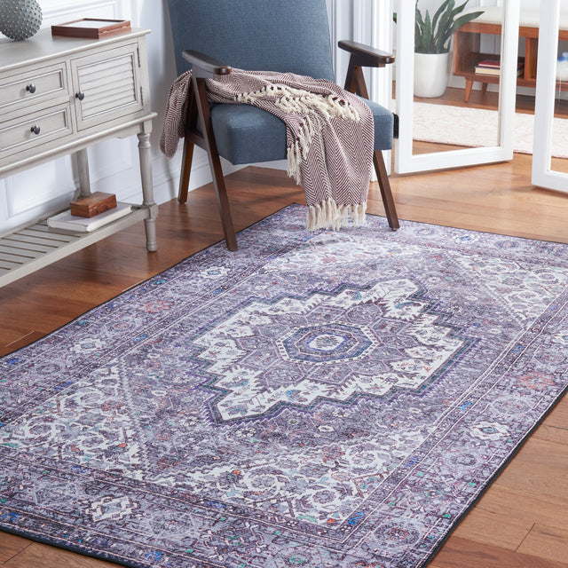 Safavieh Machine Washable Tucson Tsn198B Beige/Grey Rug.