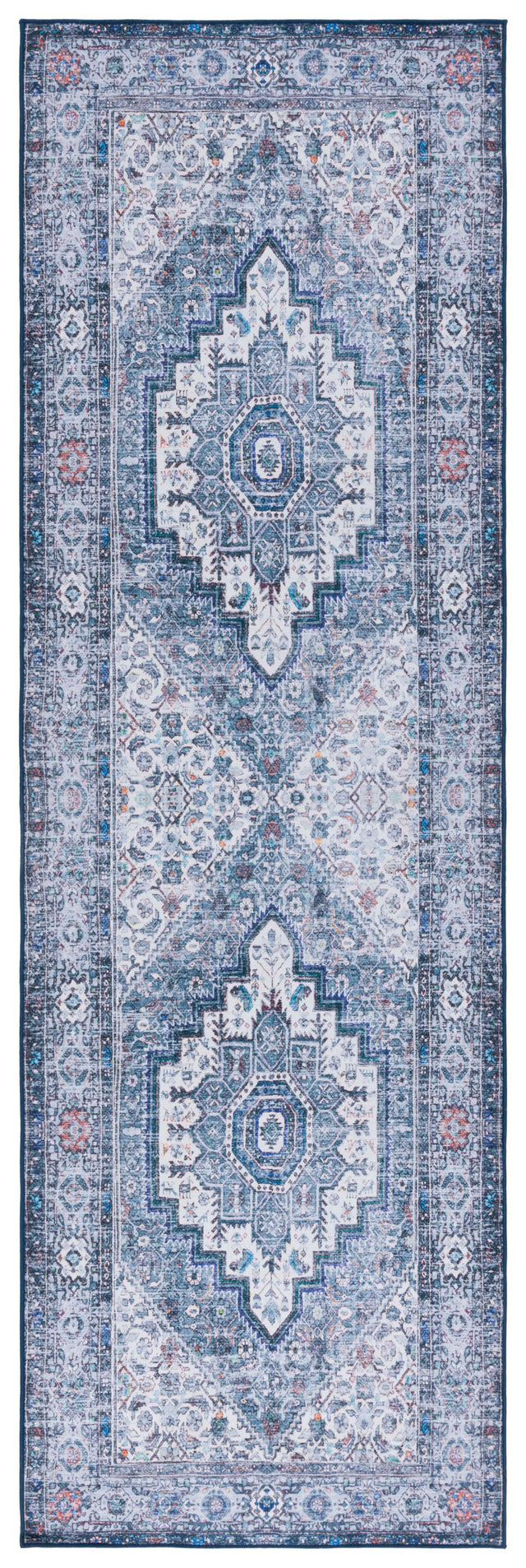 Safavieh Machine Washable Tucson Tsn198C Beige/Green Rug.