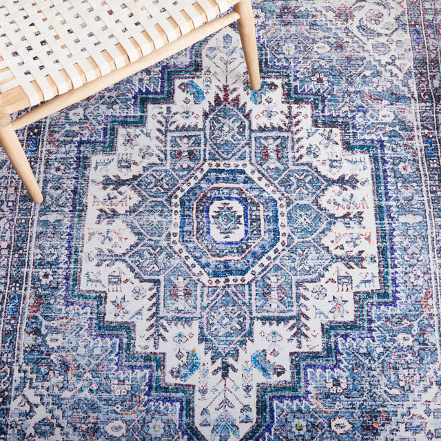 Safavieh Machine Washable Tucson Tsn198C Beige/Green Rug.