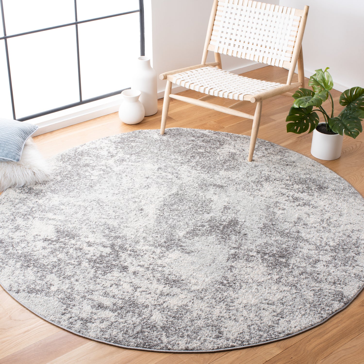 Safavieh Tulum Tul209B Ivory/Grey Rug.