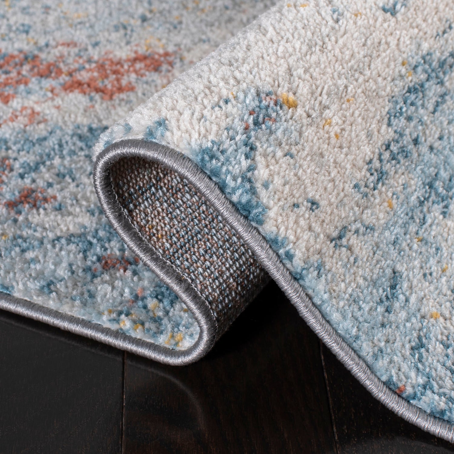 Safavieh Tulum Tul228M Blue/Pink Rug.