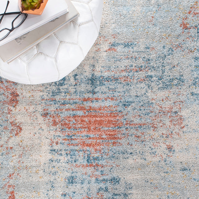 Safavieh Tulum Tul228M Blue/Pink Rug.