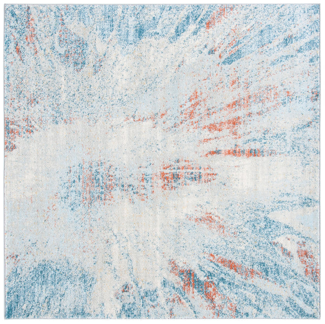 Safavieh Tulum Tul228M Blue/Pink Rug.