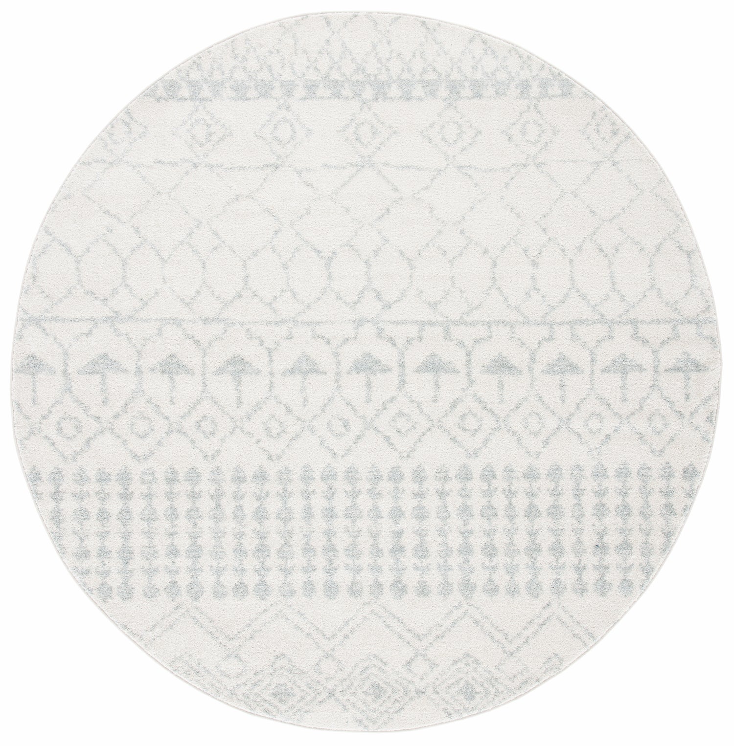 Safavieh Tulum Tul229D Ivory/Light Grey Rug.