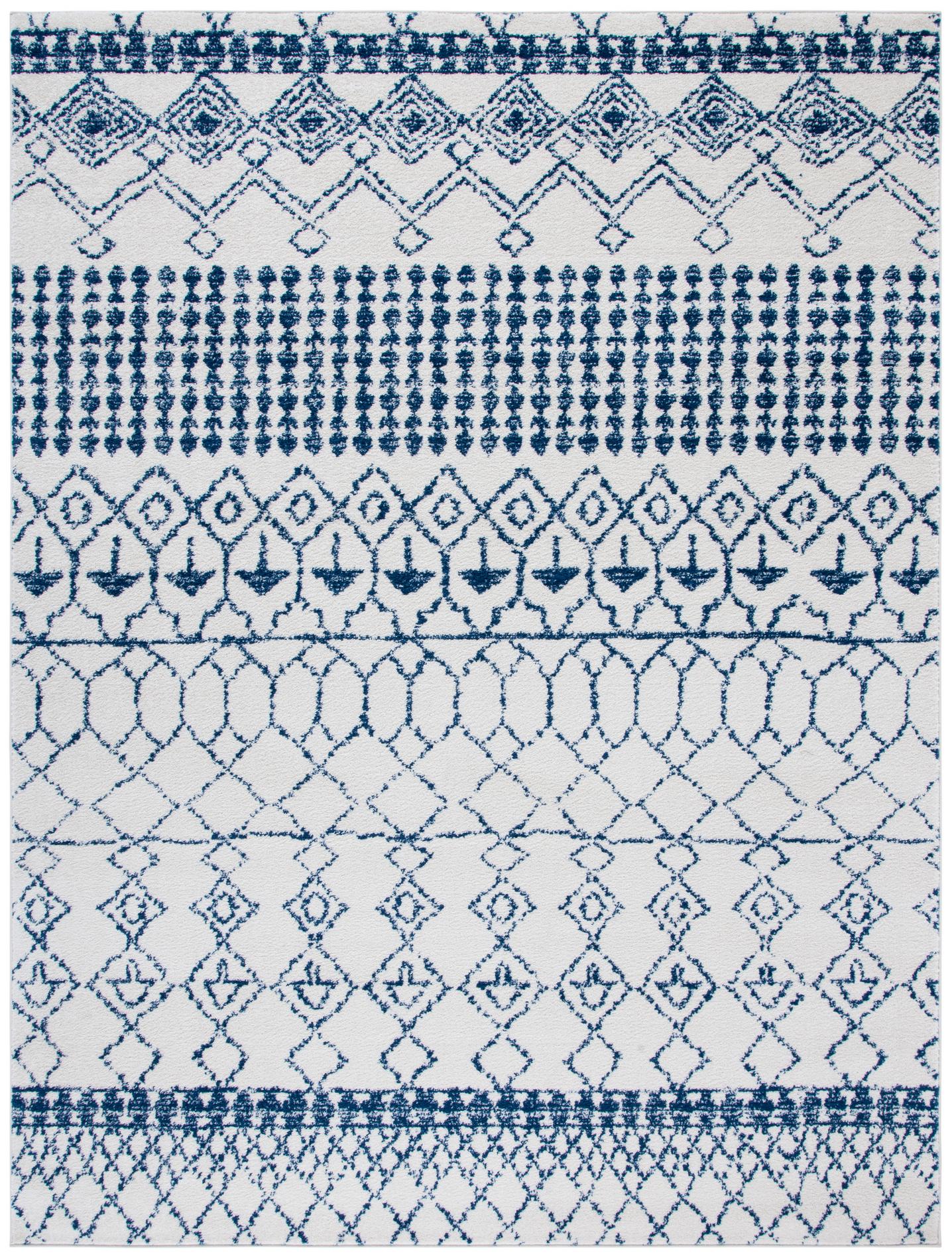 Safavieh Tulum Tul229E Ivory/Navy Rugs.