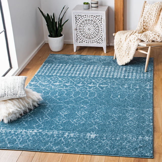 Safavieh Tulum Tul229M Turquoise/Blue Rug.