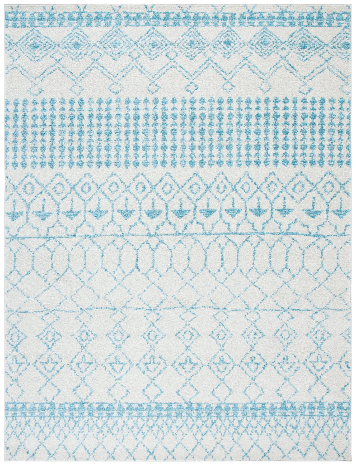 Safavieh Tulum Tul229P Ivory/Turquoise Rugs.