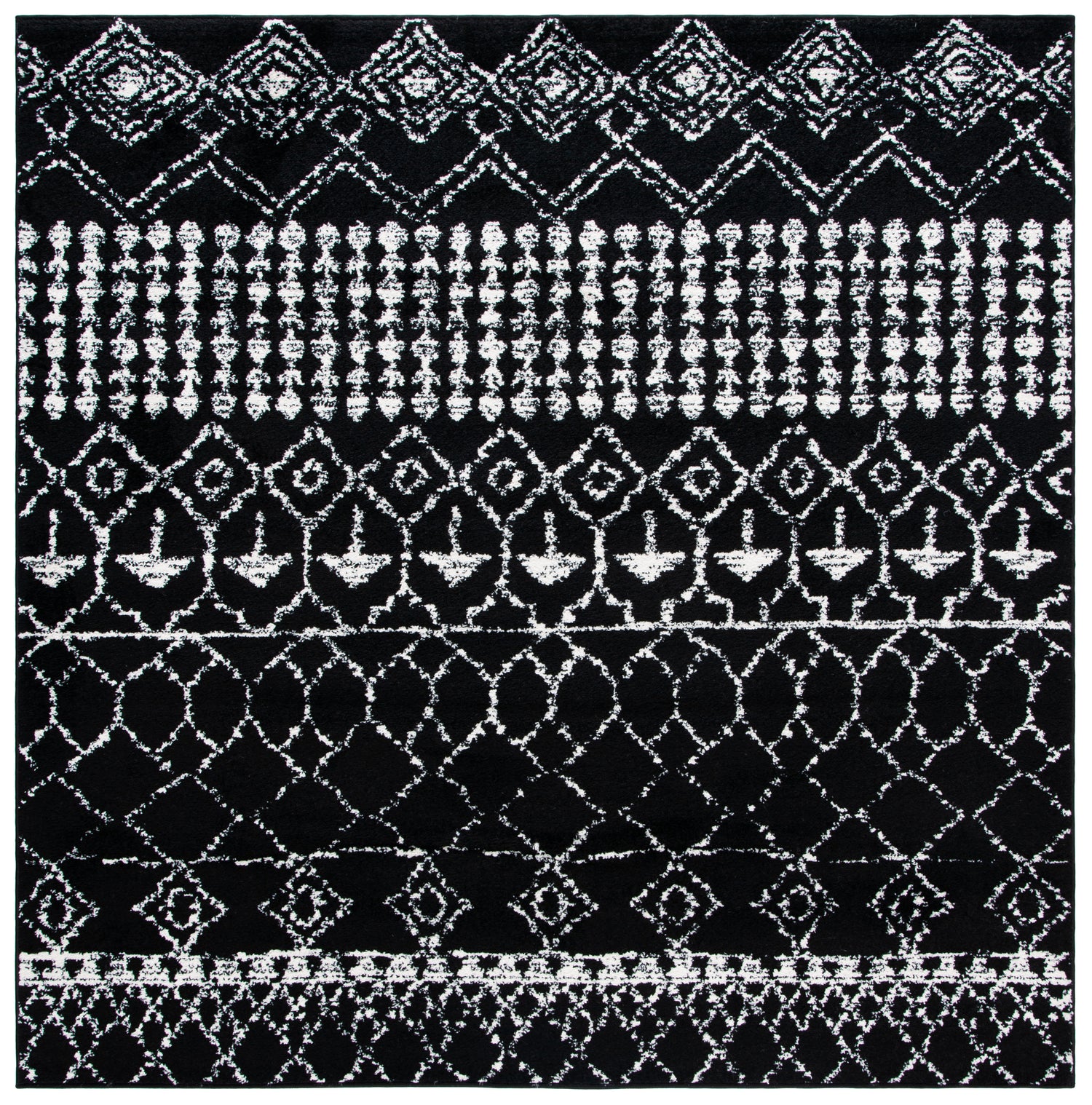 Safavieh Tulum Tul229Z Black/Ivory Rugs.