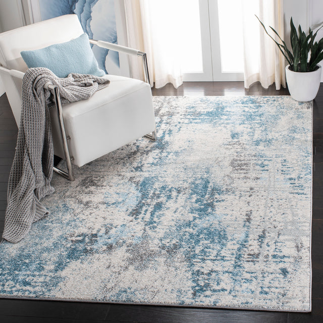 Safavieh Tulum Tul232A Ivory/Blue Rug.