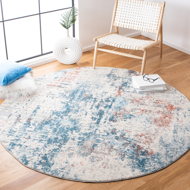 Safavieh Tulum Tul232C Ivory/Dark Blue Rug.