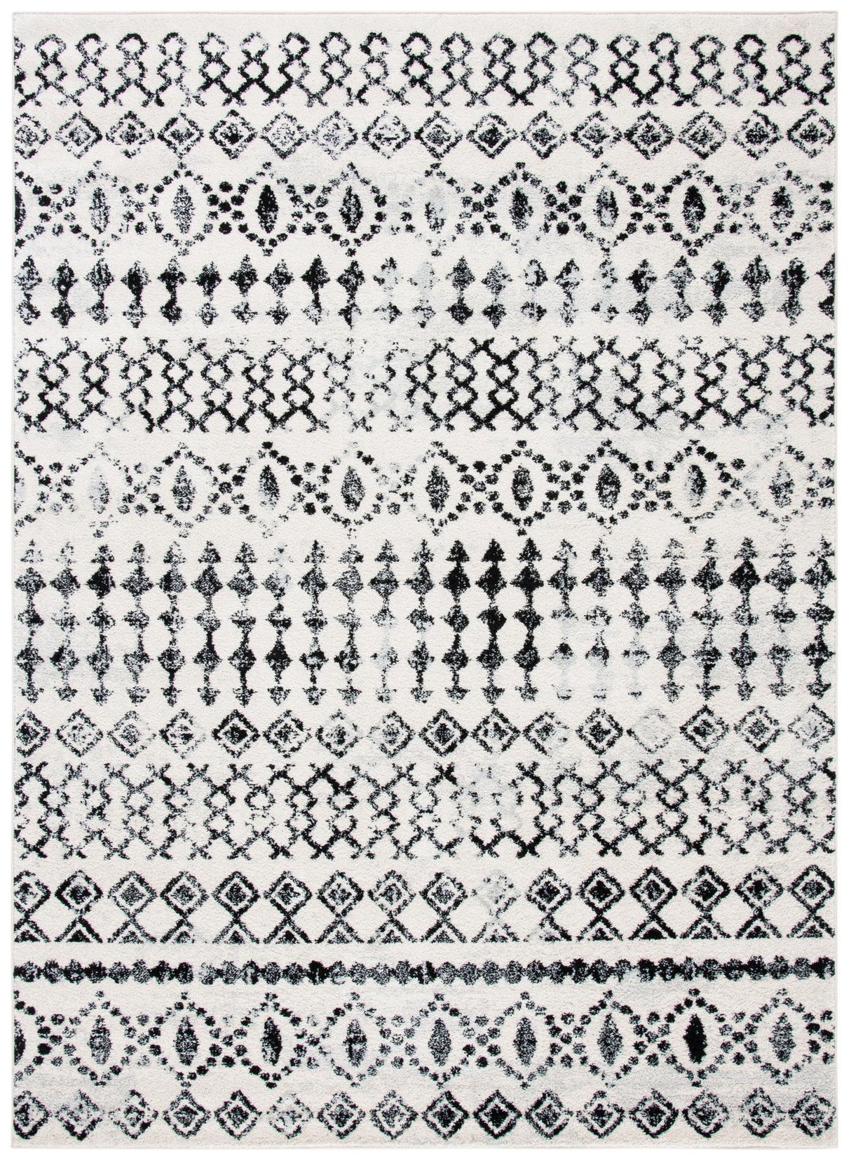 Safavieh Tulum Tul240B Ivory/Black Rugs.