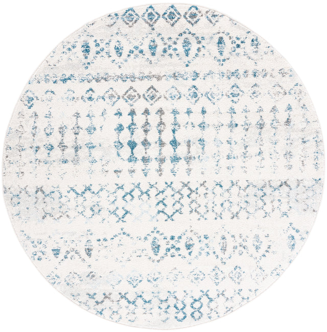 Safavieh Tulum Tul240C Ivory/Turquoise Rug.