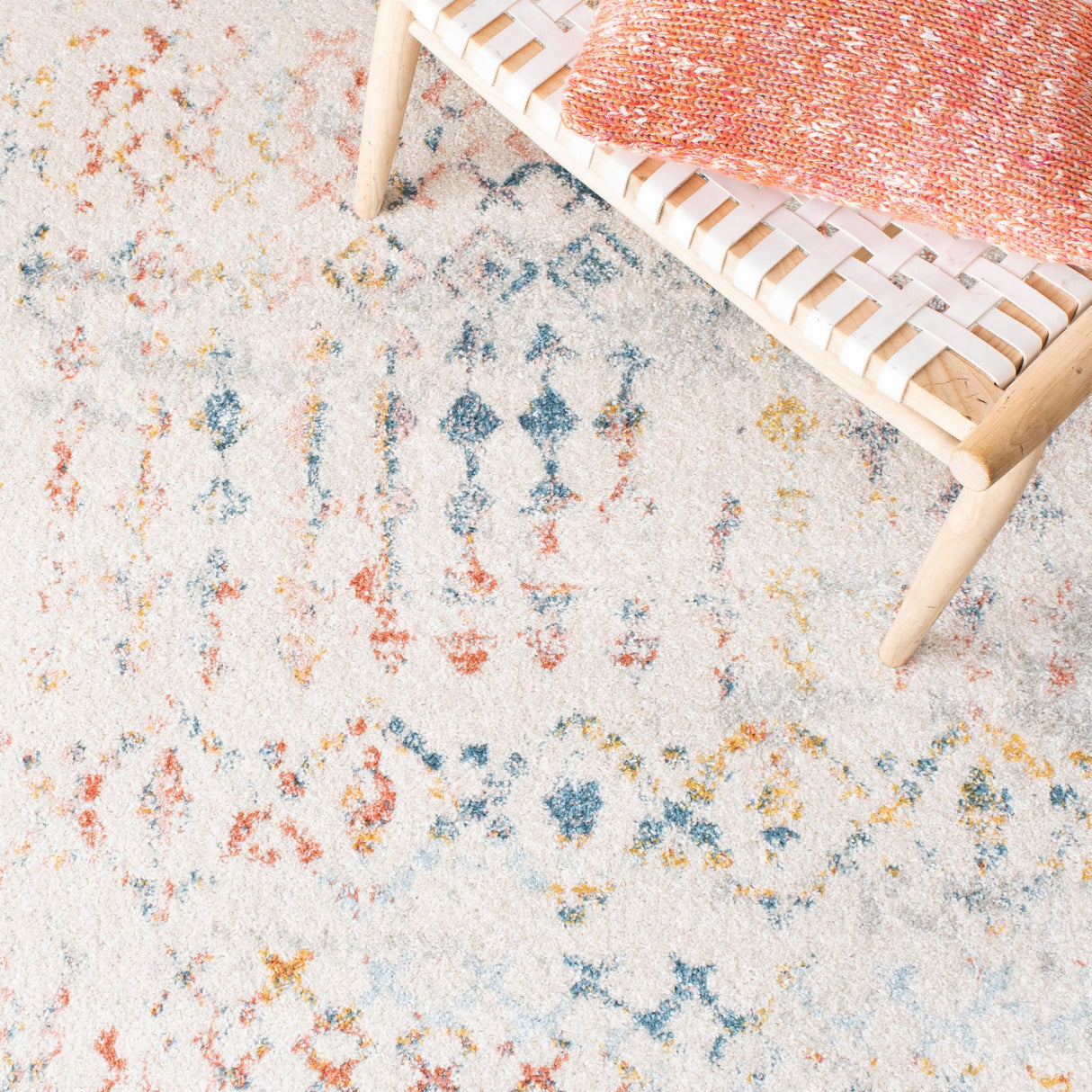 Safavieh Tulum Tul240D Ivory/Pink Rugs.