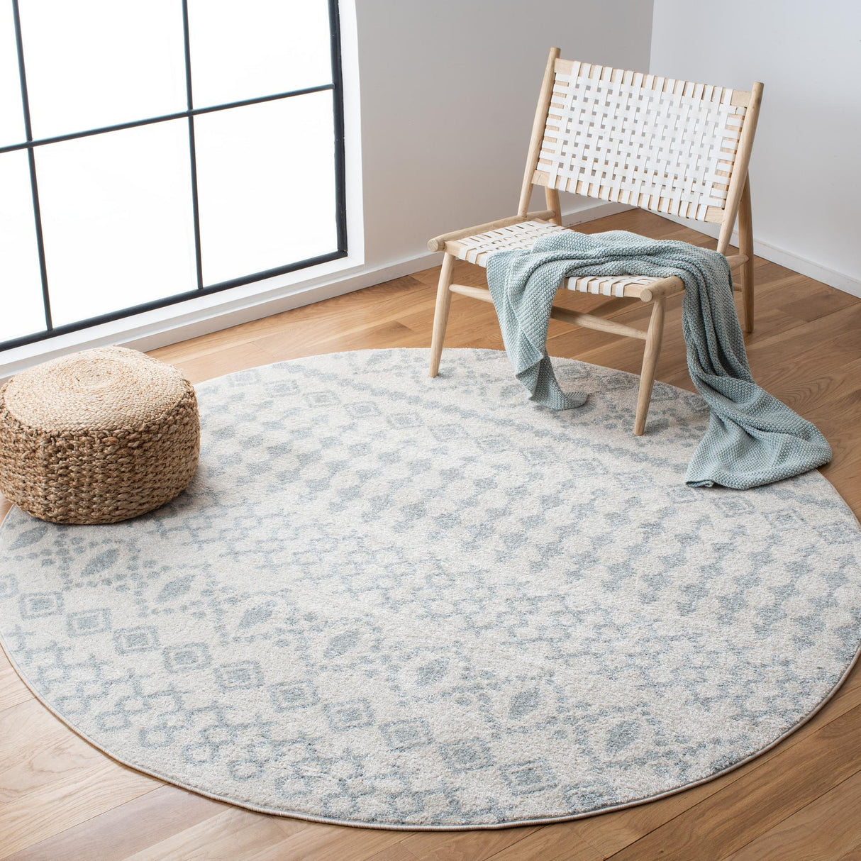 Safavieh Tulum Tul240E Ivory/Light Grey Rugs.