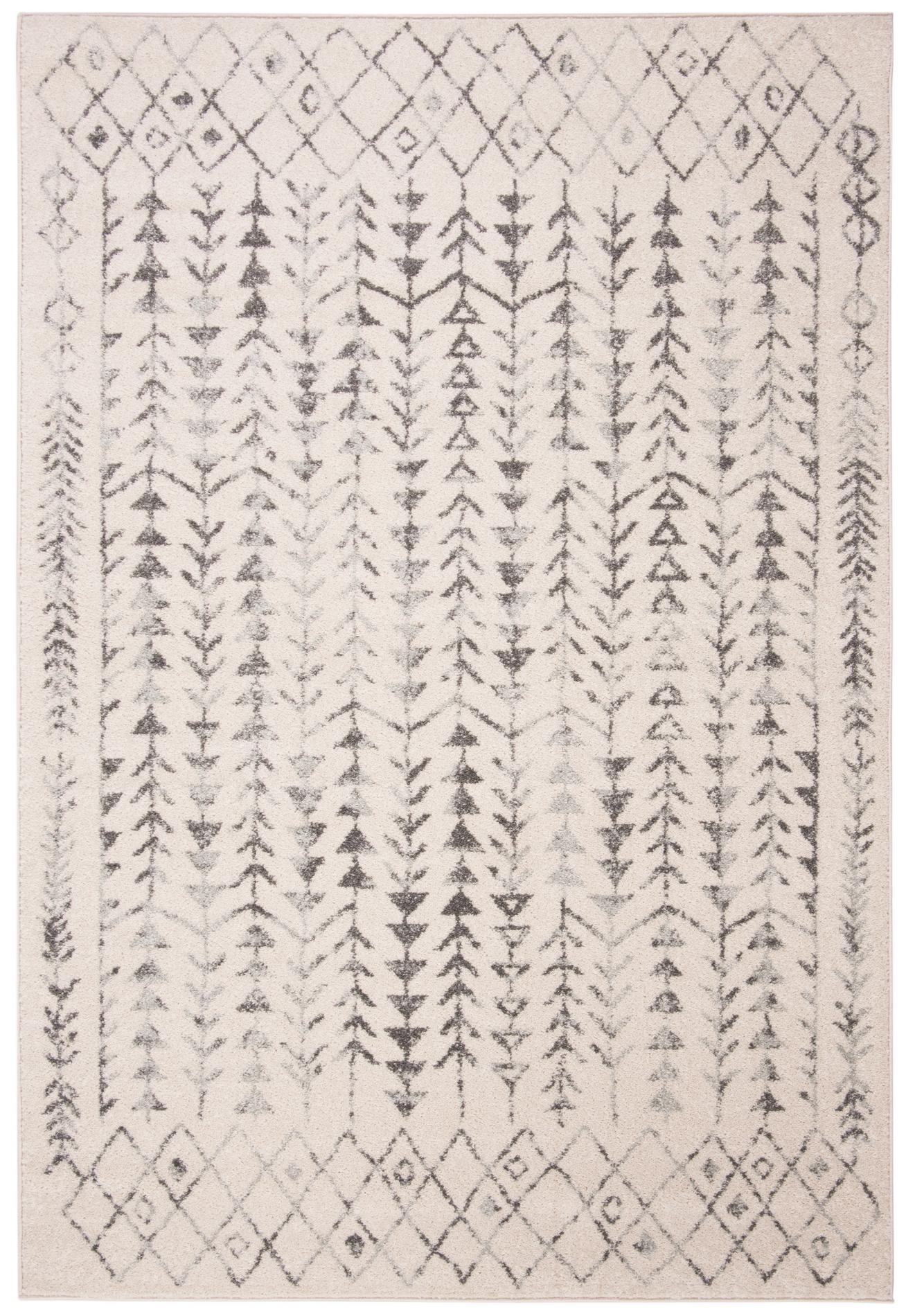 Safavieh Tulum Tul262A Ivory/Grey Rug.