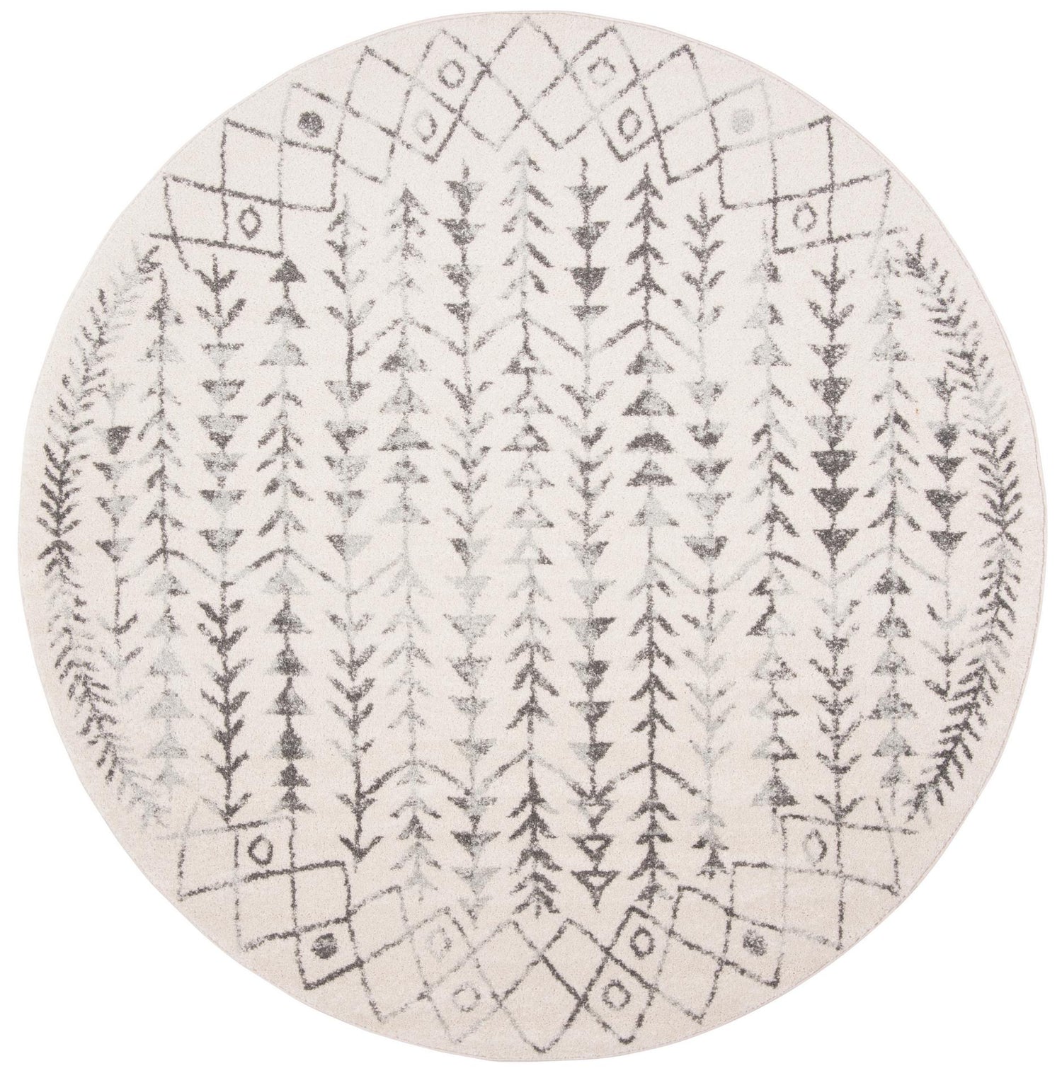 Safavieh Tulum Tul262A Ivory/Grey Rug.
