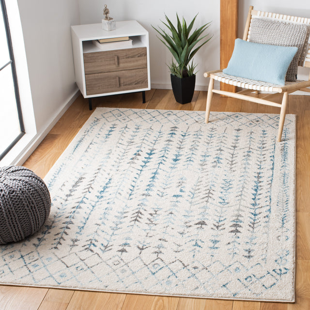Safavieh Tulum Tul262C Ivory/Turquoise Rug.