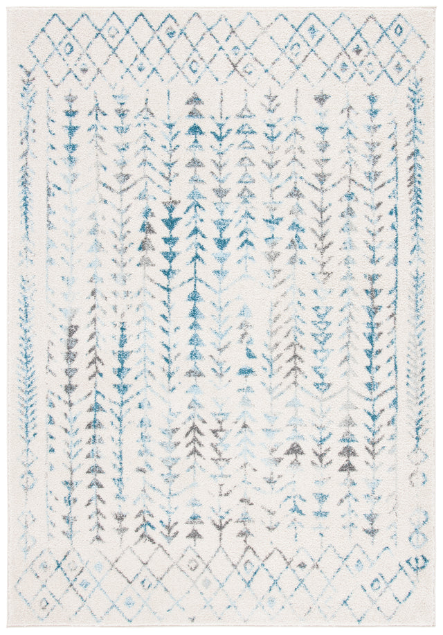 Safavieh Tulum Tul262C Ivory/Turquoise Rug.