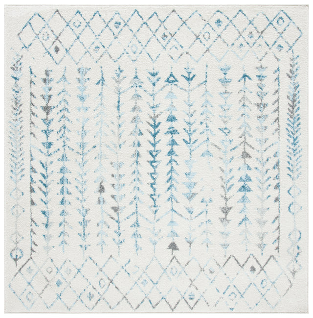 Safavieh Tulum Tul262C Ivory/Turquoise Rug.
