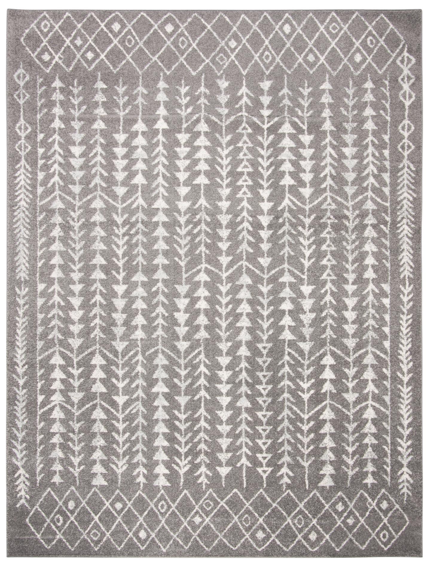Safavieh Tulum Tul262F Dark Grey/Ivory Rug.