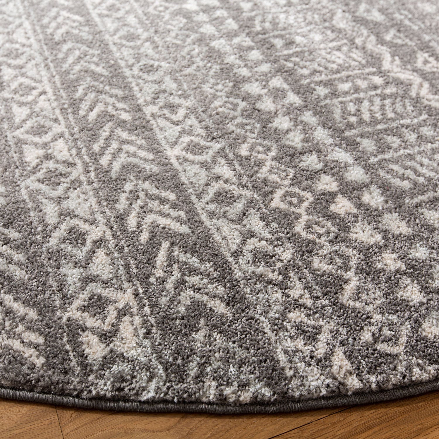 Safavieh Tulum Tul263F Dark Grey/Ivory Rug.