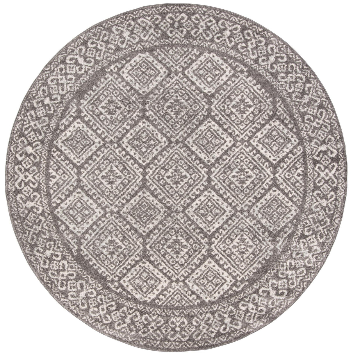 Safavieh Tulum Tul264F Dark Grey/Ivory Rug.