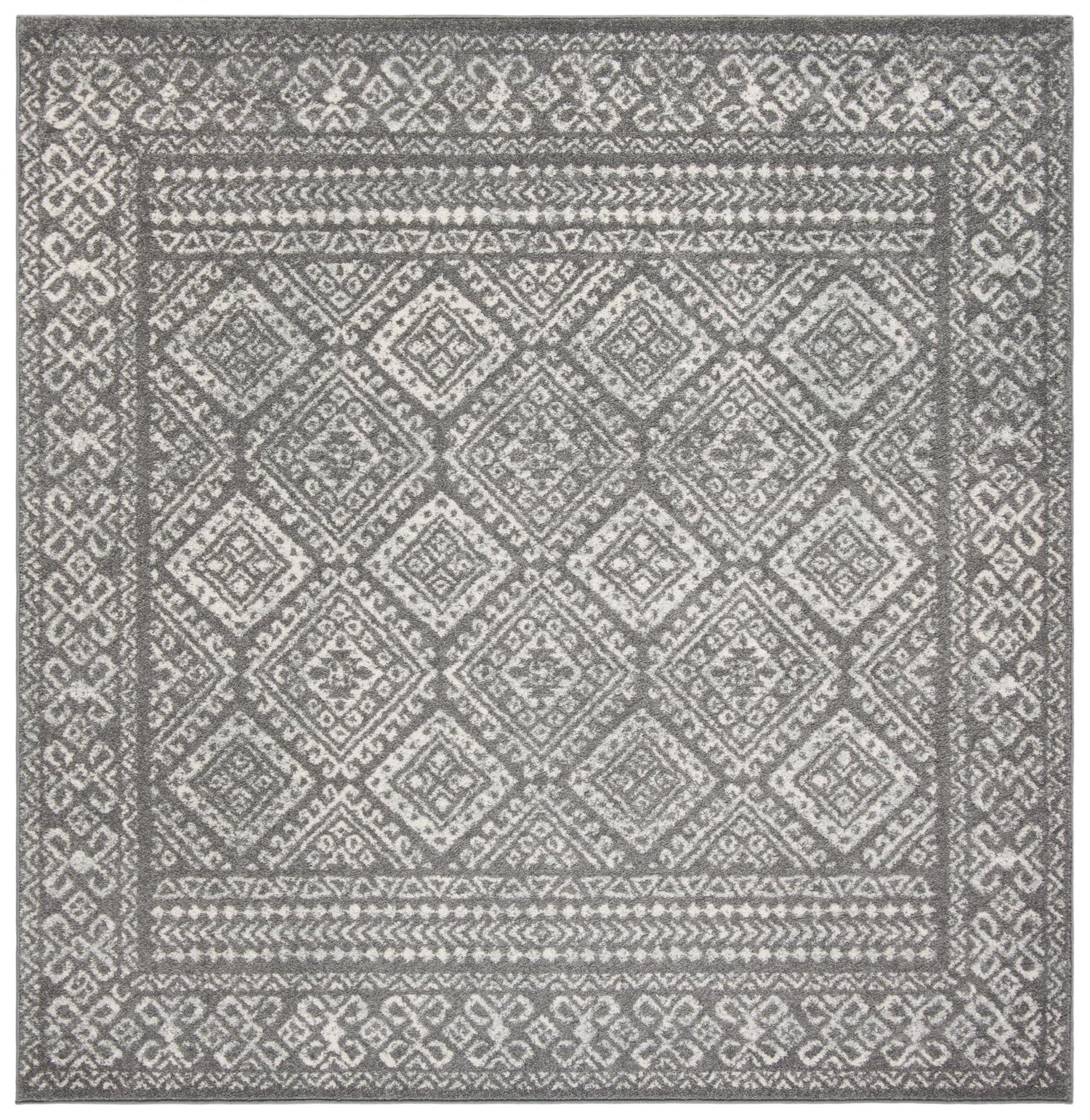 Safavieh Tulum Tul264F Dark Grey/Ivory Rug.
