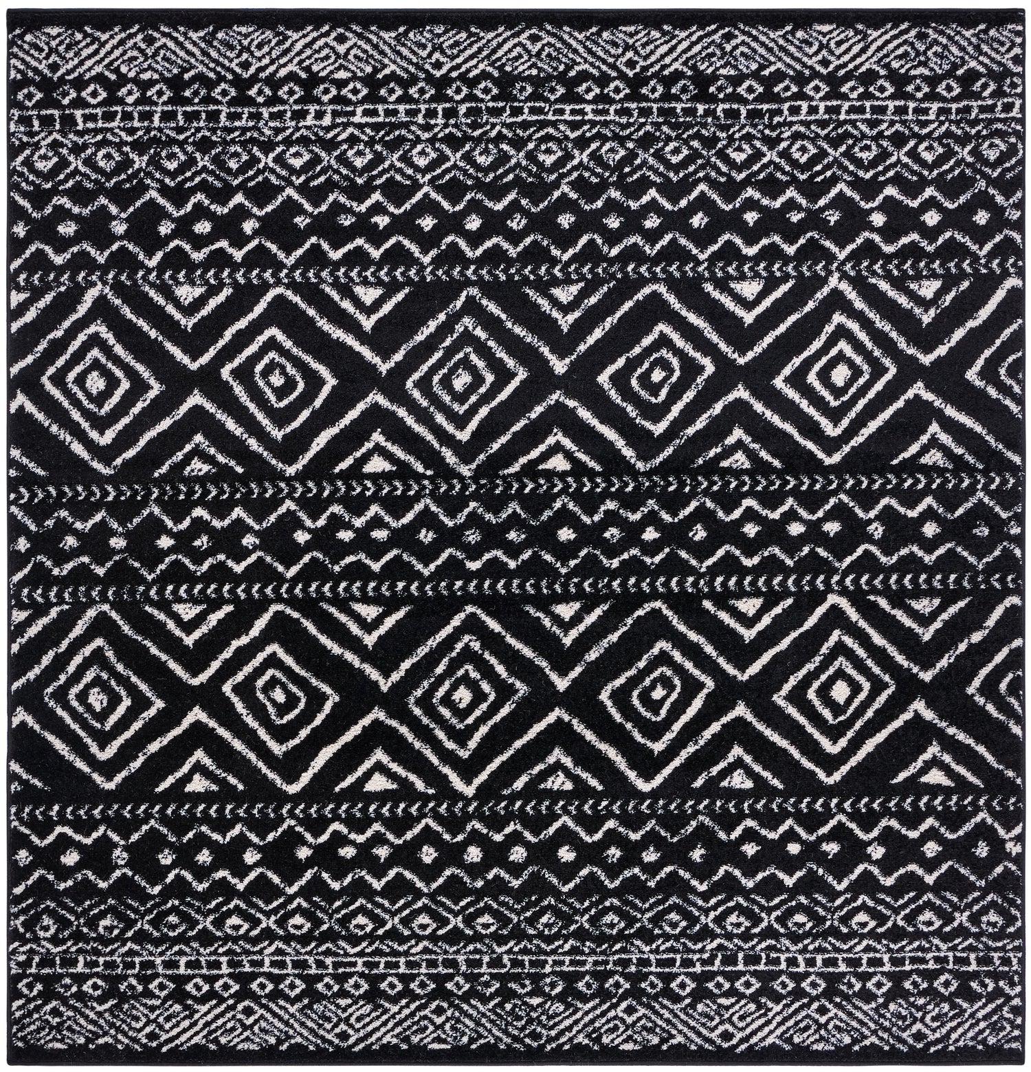 Safavieh Tulum Tul267Z Black/Ivory Rug.