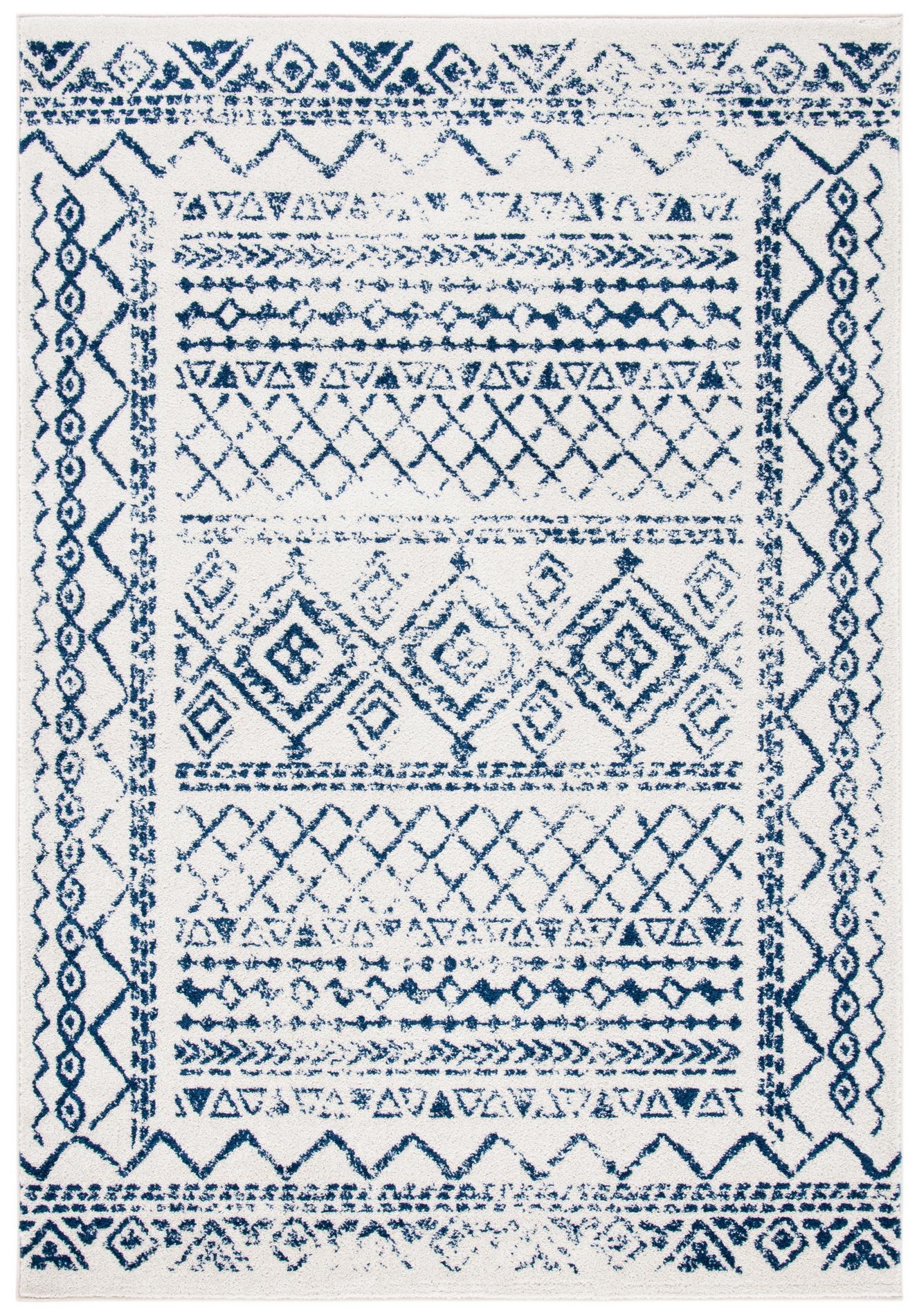 Safavieh Tulum Tul268C Ivory/Navy Rugs.