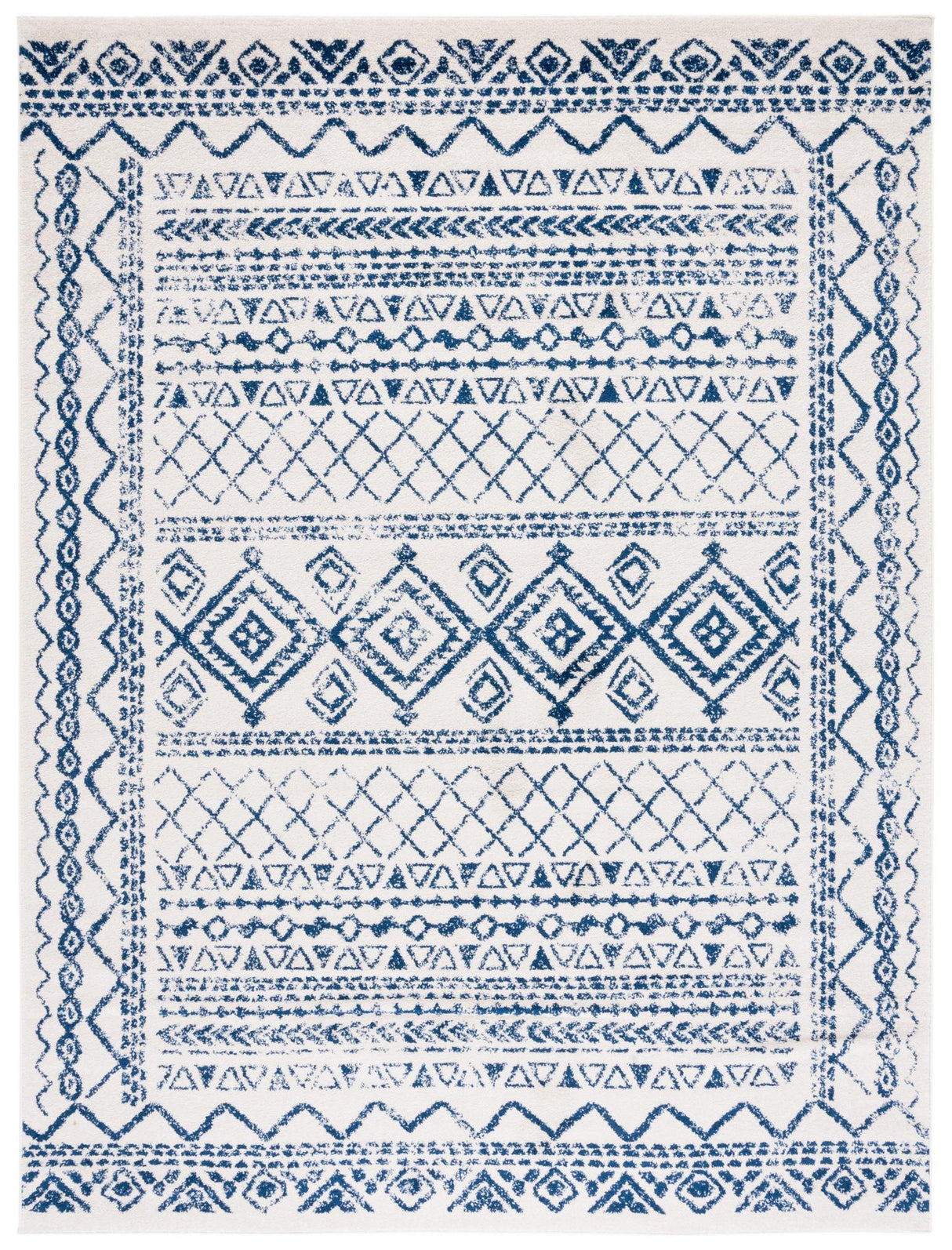 Safavieh Tulum Tul268C Ivory/Navy Rugs.