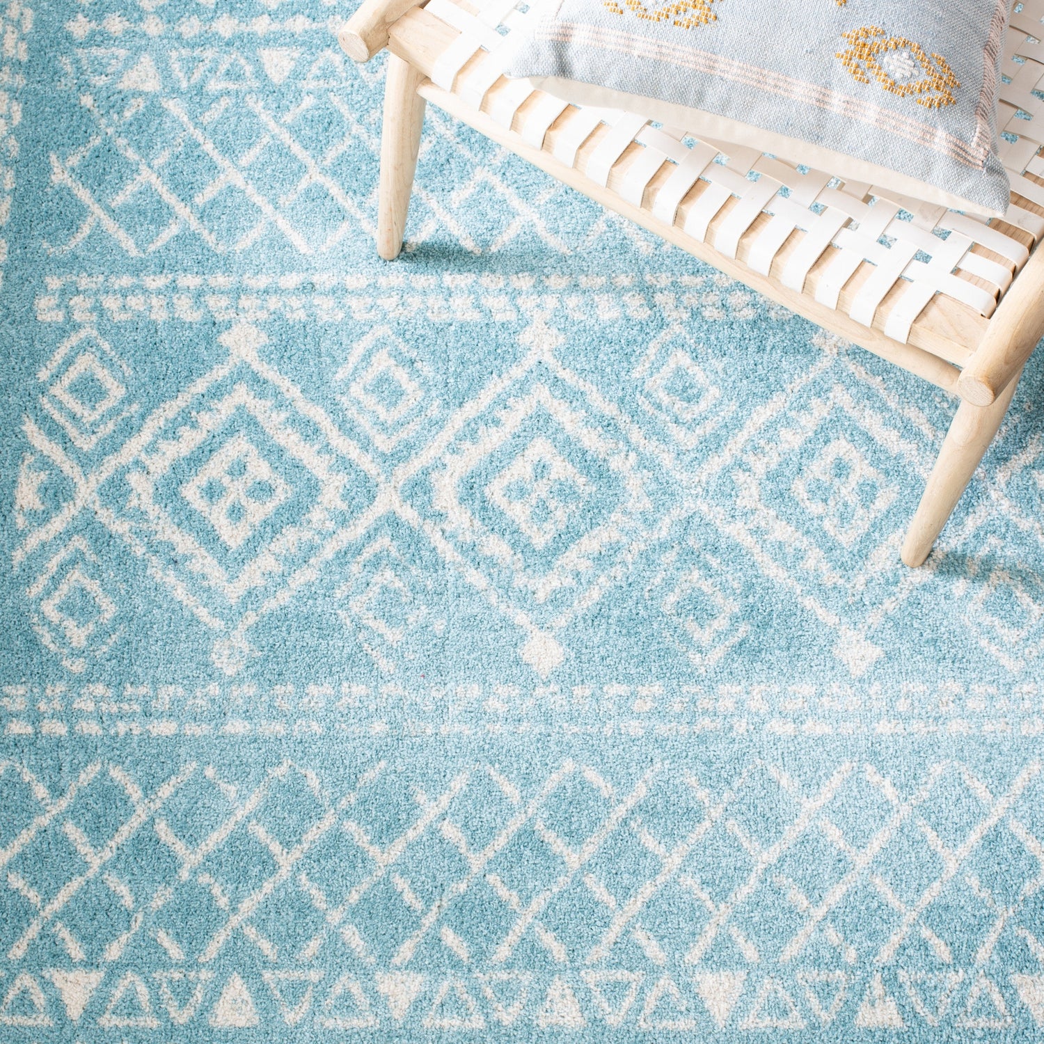 Safavieh Tulum Tul268K Turquoise/Ivory Rugs.