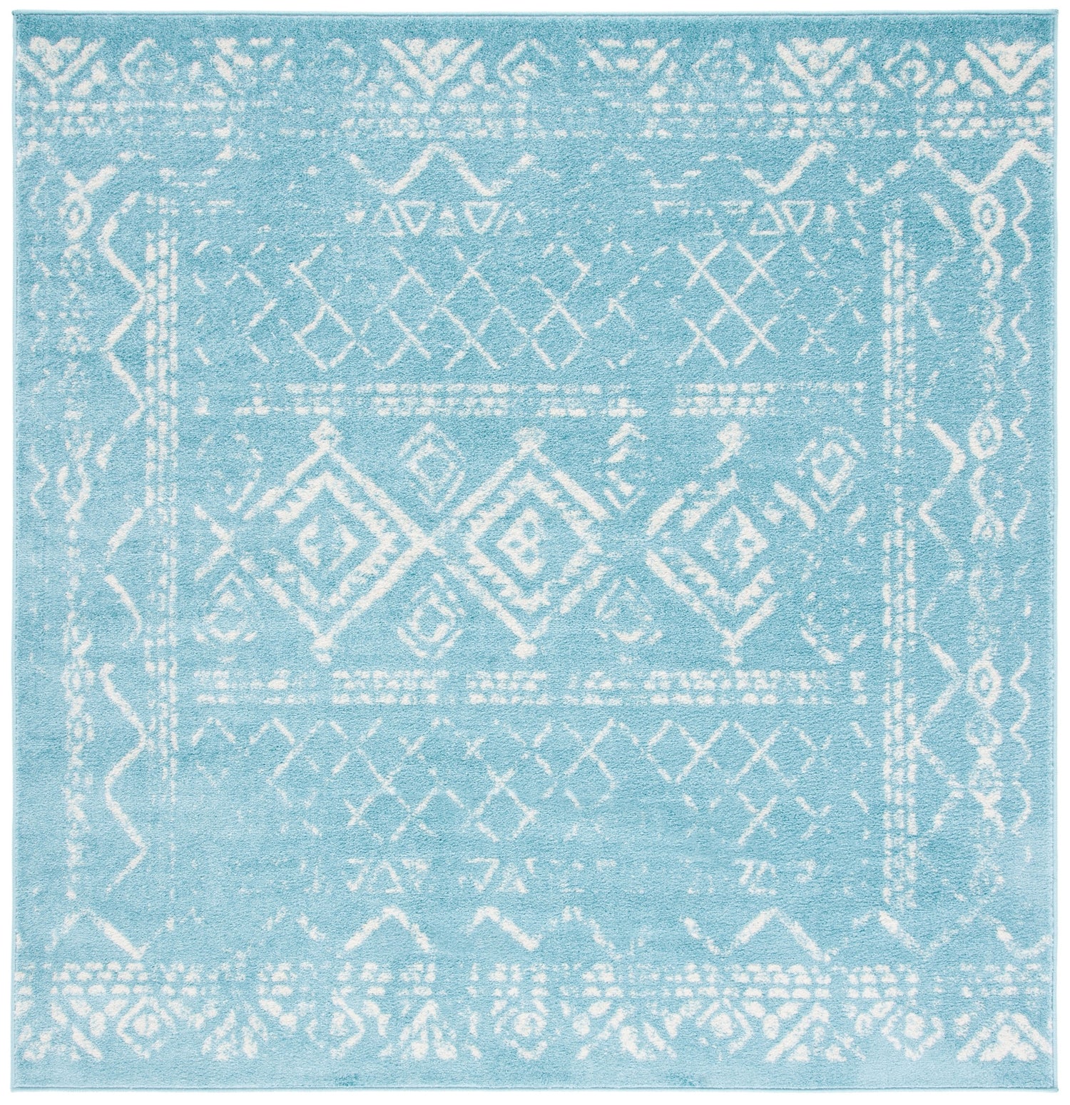 Safavieh Tulum Tul268K Turquoise/Ivory Rugs.