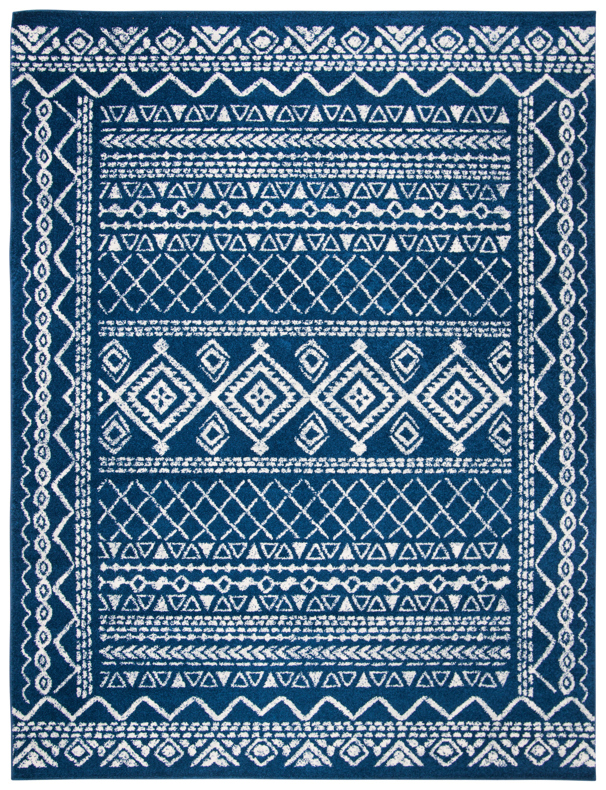 Safavieh Tulum Tul268N Navy/Ivory Rug.