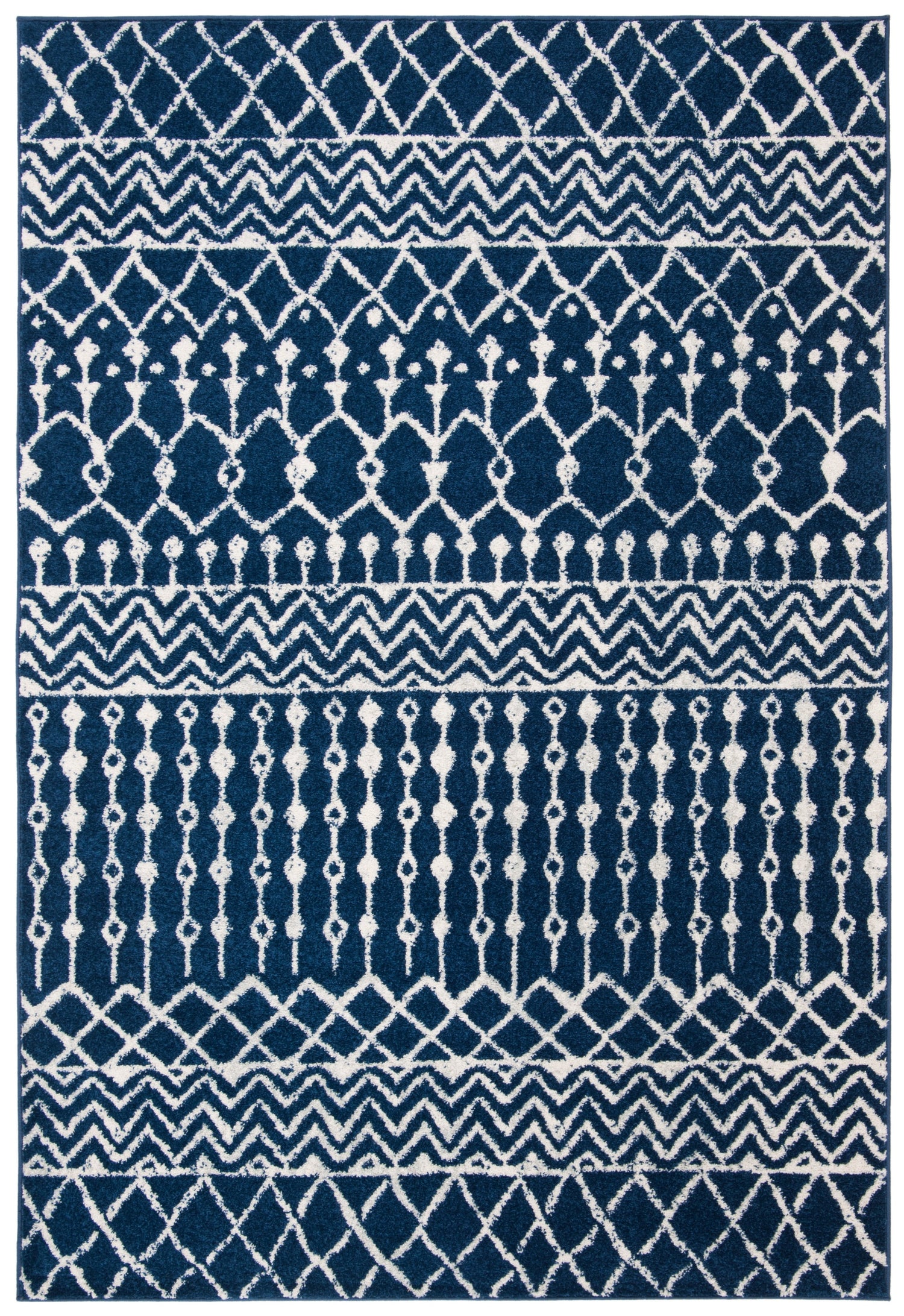 Safavieh Tulum Tul270N Navy/Ivory Rug.