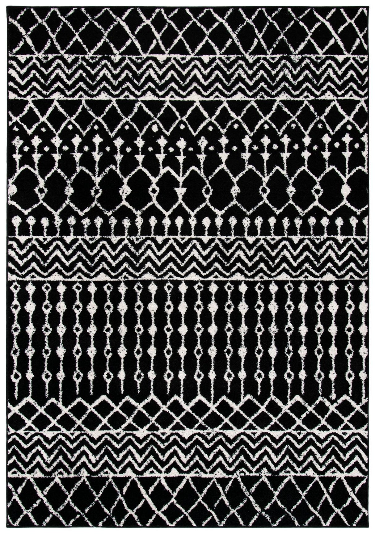Safavieh Tulum Tul270Z Black/Ivory Rugs.