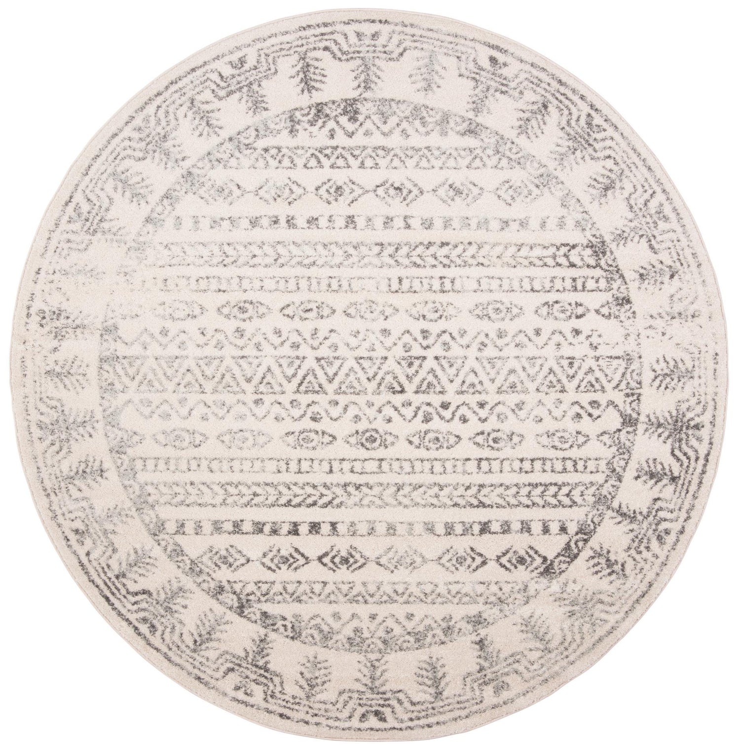 Safavieh Tulum Tul271A Ivory/Grey Rug.