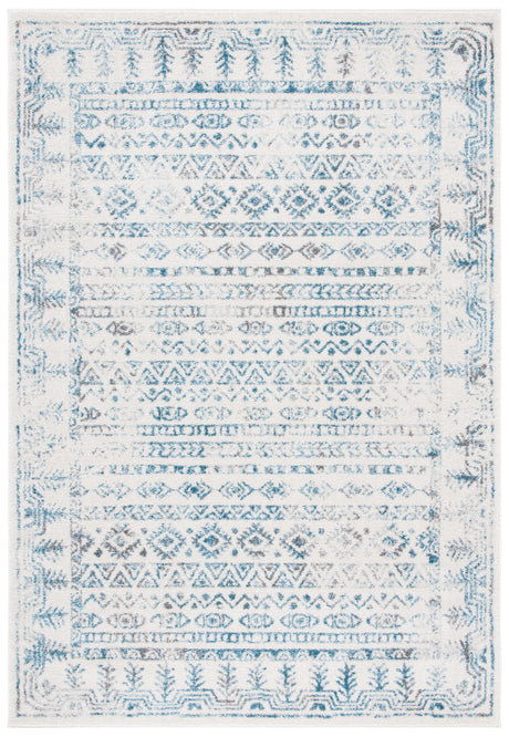 Safavieh Tulum Tul271B Ivory/Teal Rugs.
