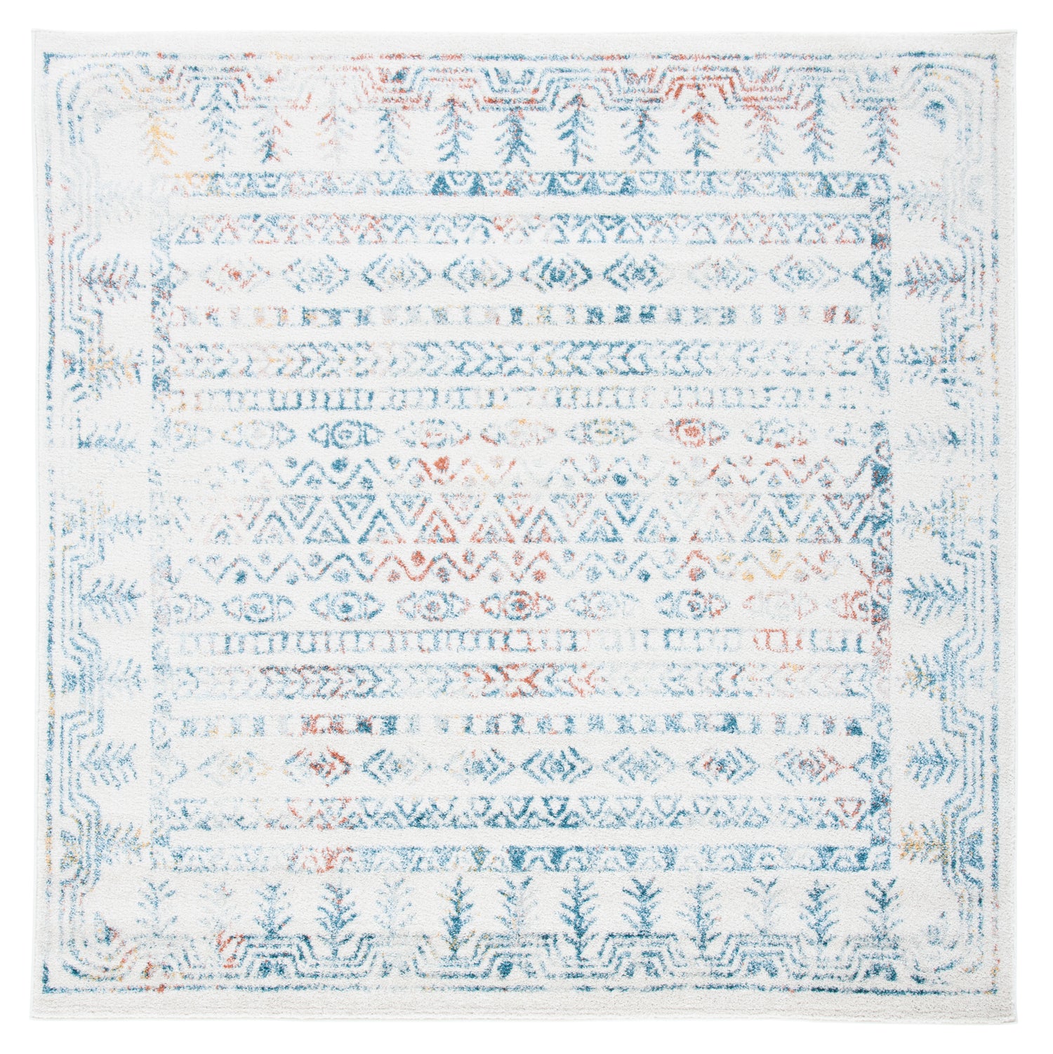 Safavieh Tulum Tul271C Ivory/Rust Rugs.