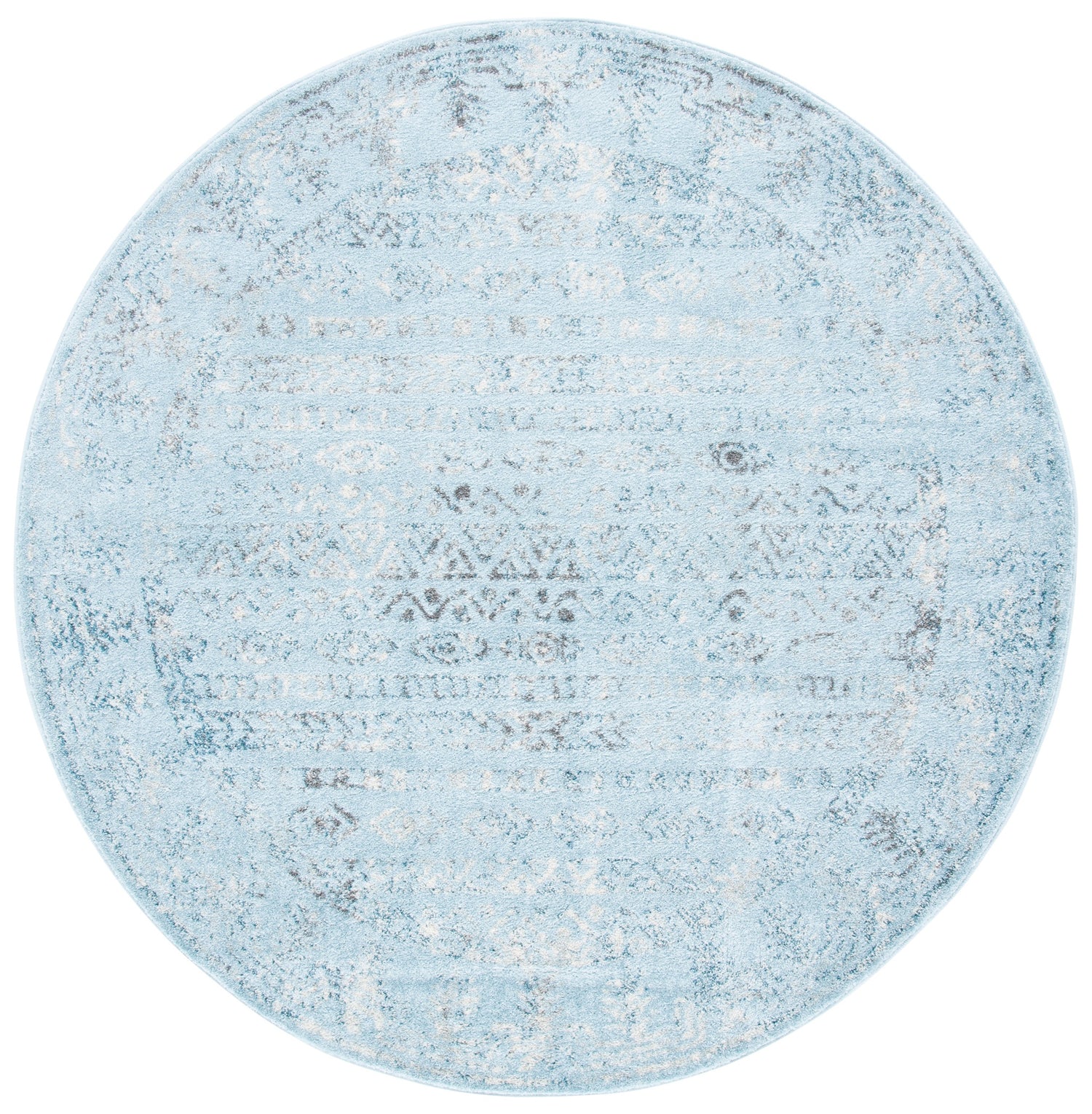 Safavieh Tulum Tul271J Aqua Blue/Dark Grey Rugs.