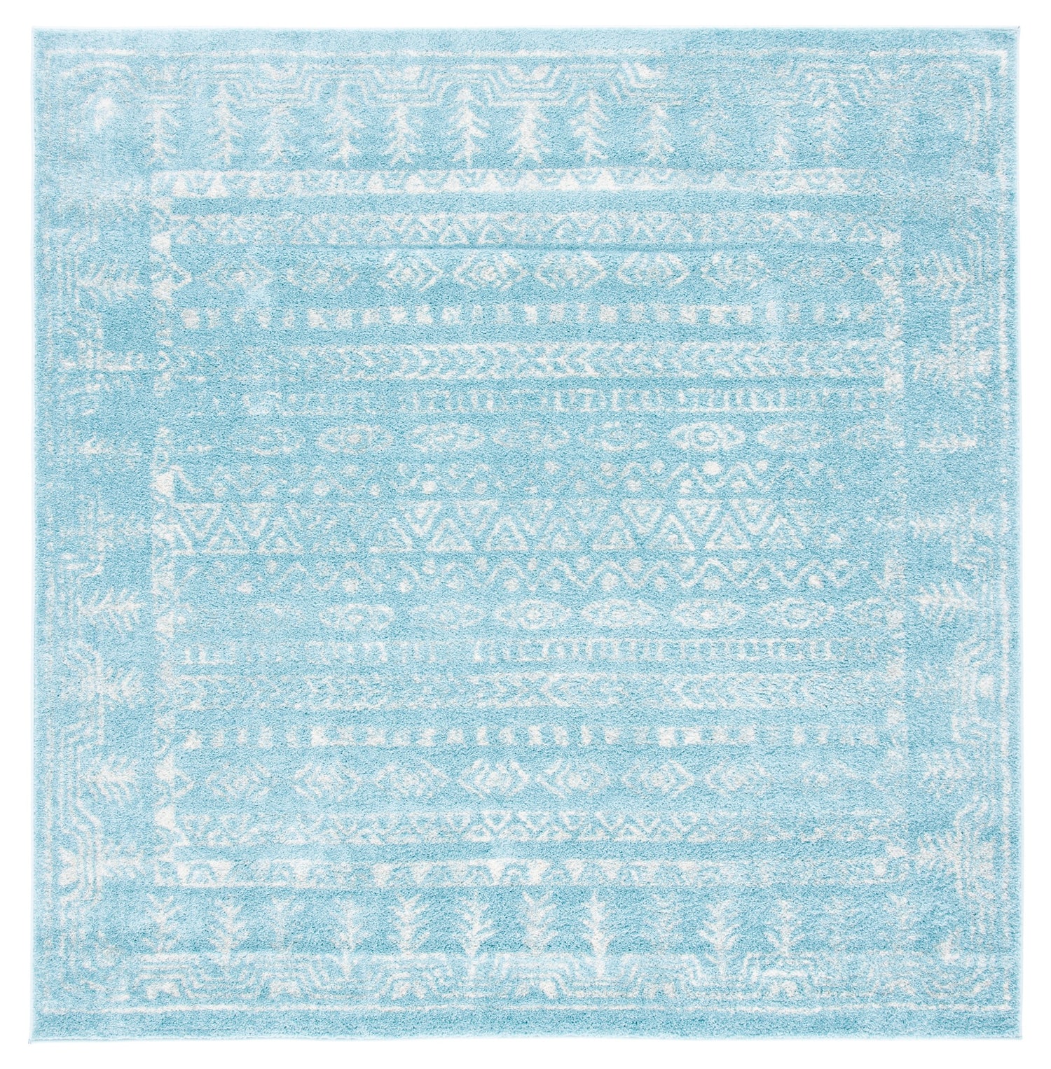 Safavieh Tulum Tul271K Aqua/Ivory Rugs.