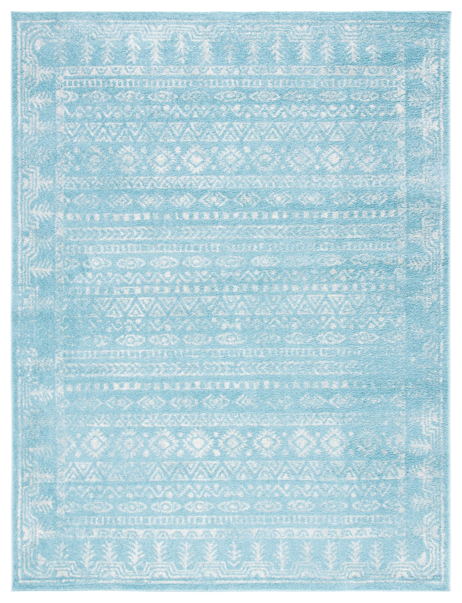 Safavieh Tulum Tul271K Aqua/Ivory Rugs.