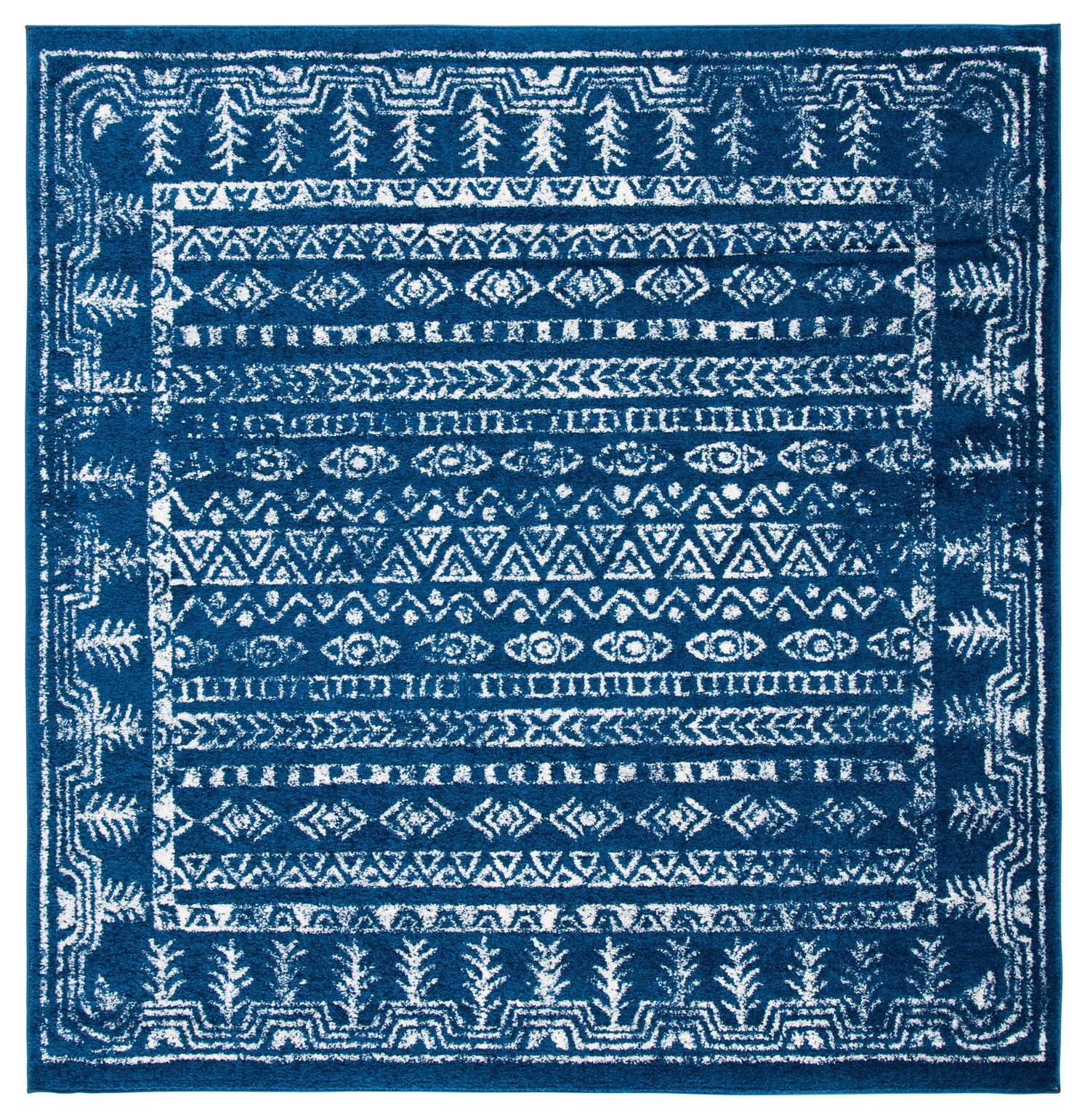 Safavieh Tulum Tul271N Navy/Grey Rugs.