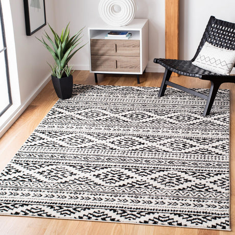 Safavieh Tulum Tul272B Ivory/Black Rug.