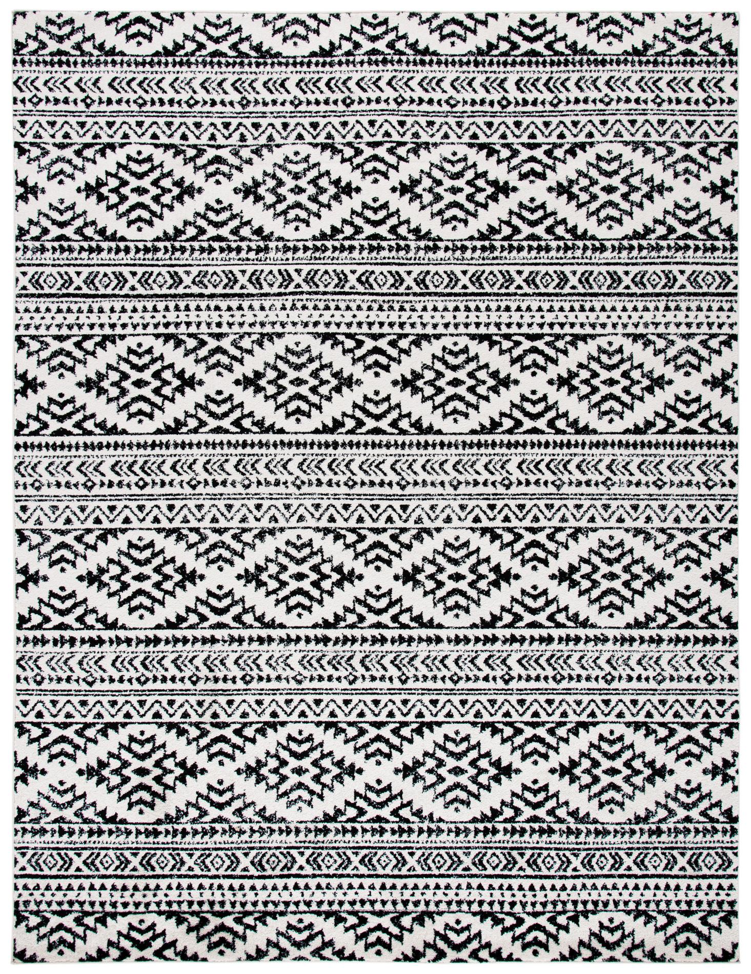 Safavieh Tulum Tul272B Ivory/Black Rug.