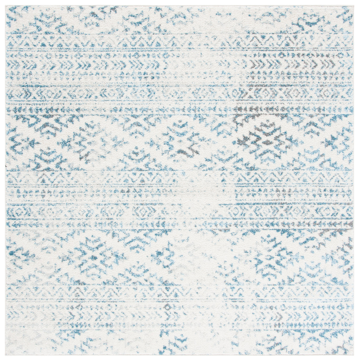 Safavieh Tulum Tul272E Ivory/Turquoise Rug.