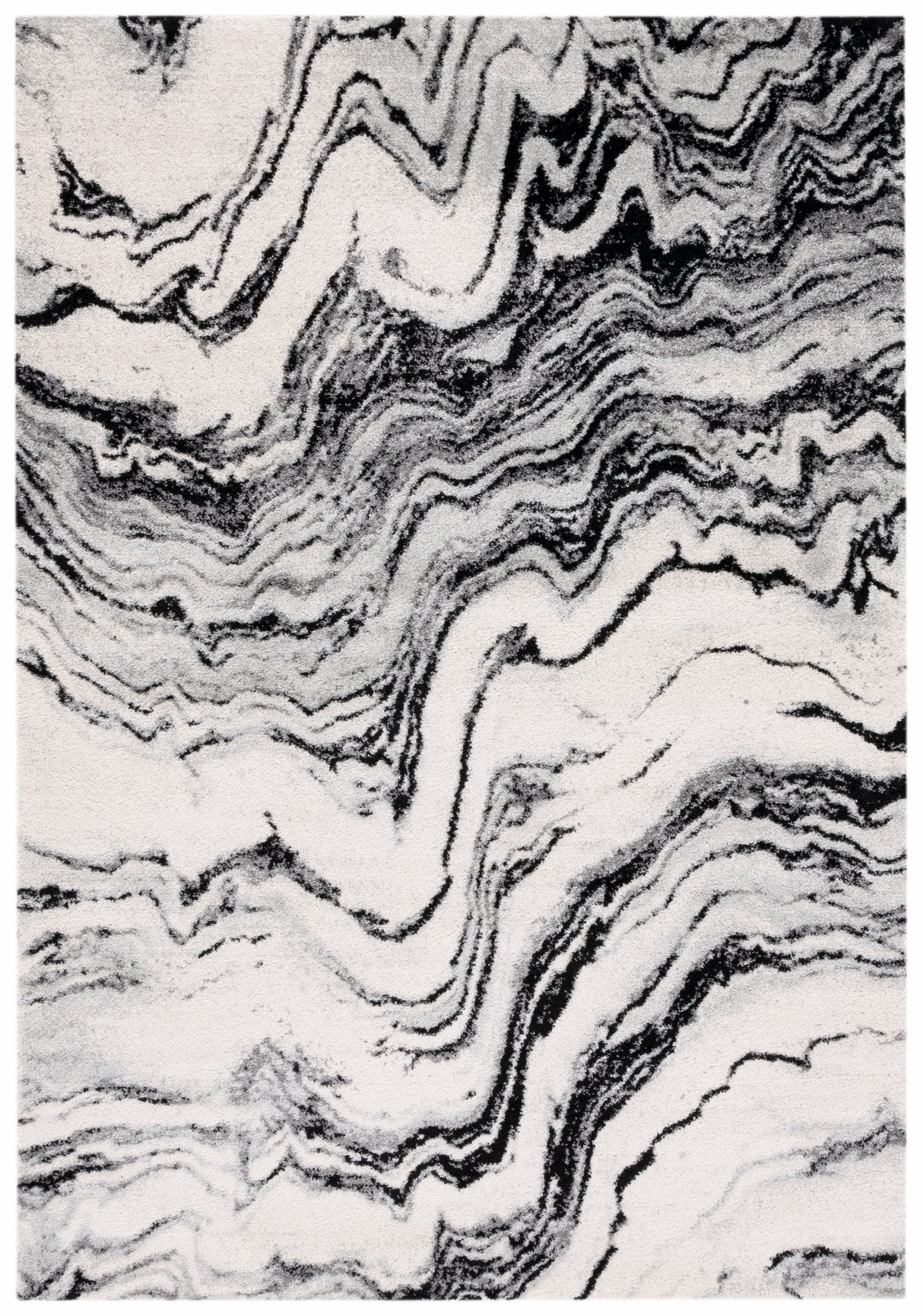 Safavieh Tulum Tul274A Ivory/Black Rug.