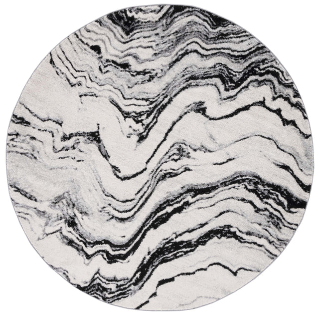 Safavieh Tulum Tul274A Ivory/Black Rug.